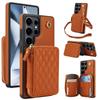 Crossbody Peněženkové Pouzdro pro Samsung Galaxy S25 S24 S23 S22 Ultra Plus S24 S23 FE, Zipová Kabelka s RFID Blokováním, Flipové Pouzdro