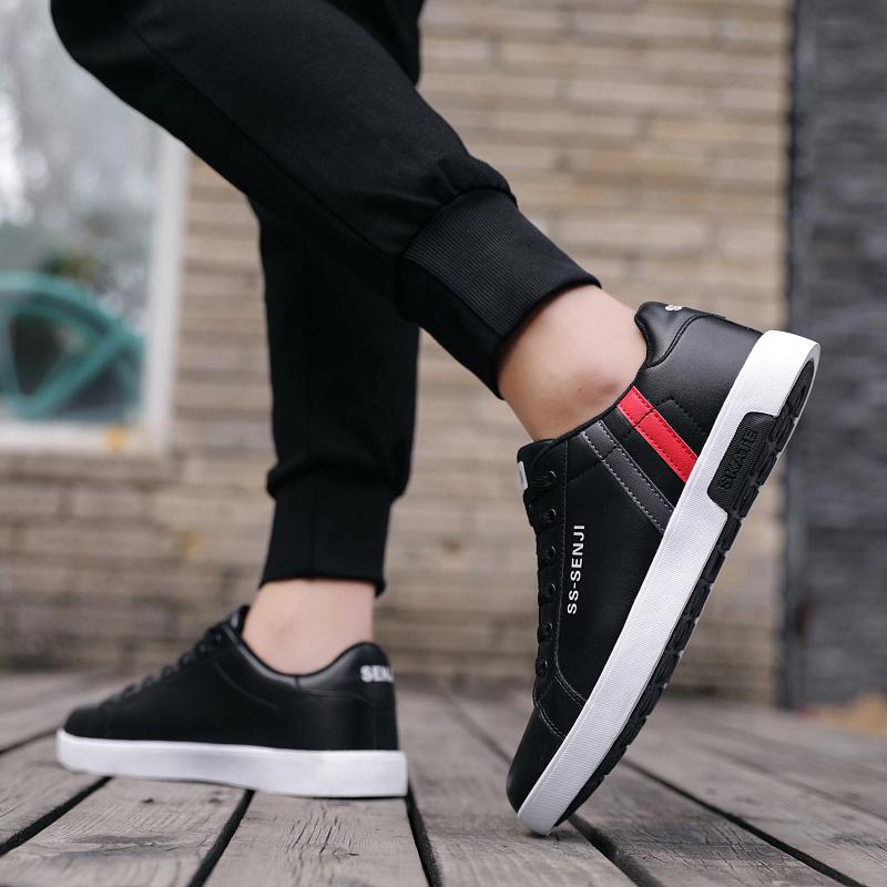 Fashion New Men's Luxury Sneakers Platform Summer Leather Breathable Casual Shoes Lace High Quality Fashion Board Shoes Hot Selling
