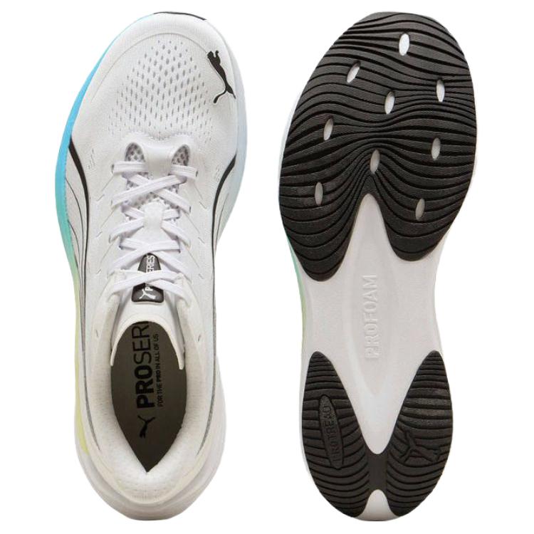 Puma Darter Pro 2 Comfortable Slip-Resistant Breathable Low-Top Running Shoes Unisex sneaker White 312587-09
