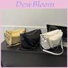 Canvas Large Capacity Casual Crossbody Bag With Chain Strap For Daily Use