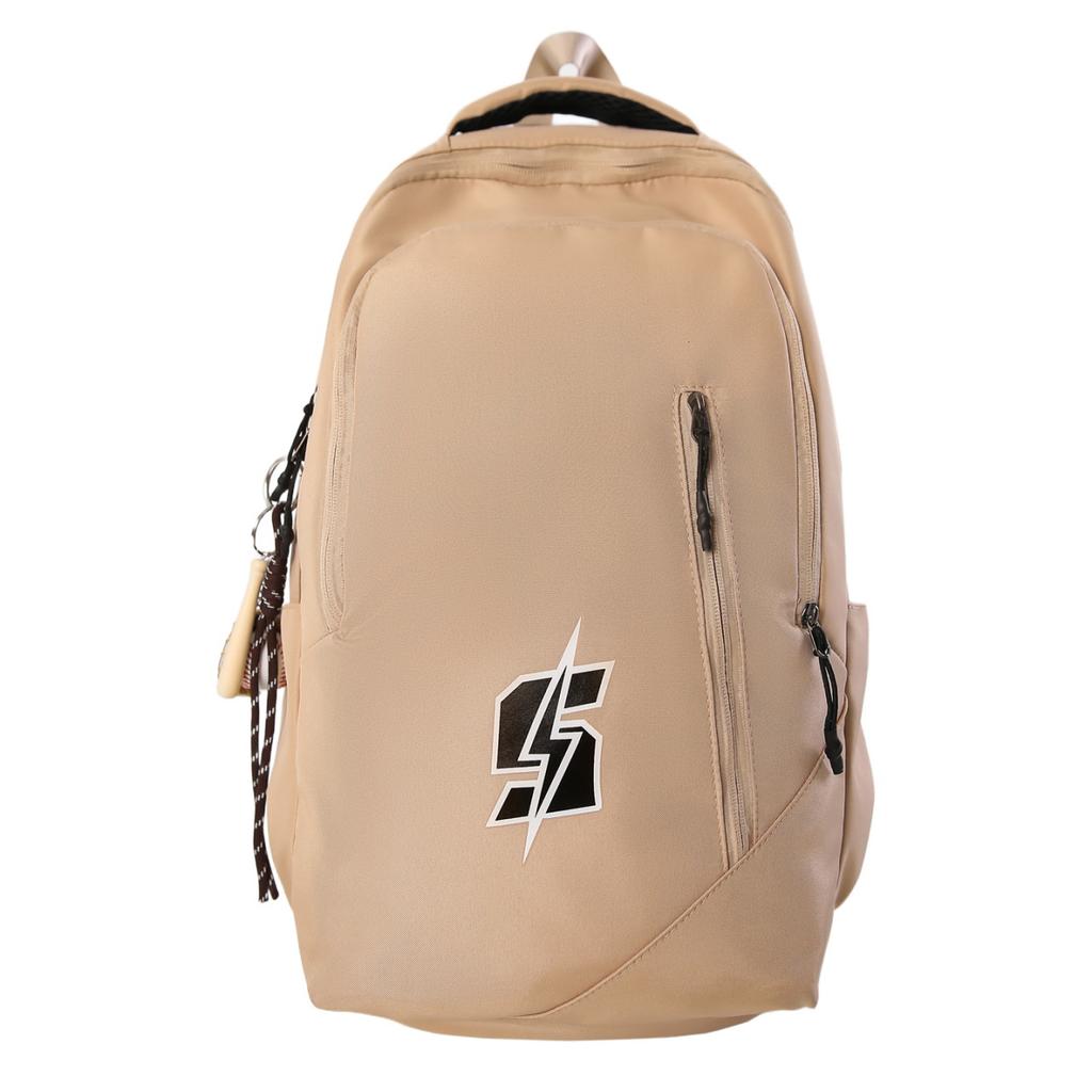 Schoolbag Junior High School Student Schoolbag Male Black Large-capacity Backpack College Student Simple Versatile Travel Backpack Class Computer Bag
