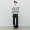 Mindbridge Men’s Stripe Collar Semi Overfit Knit MYKT2103
