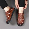 Fashion New High Quality Handmade Men's Punching Breathable Leisure Fashion Sandal Hollow Men Outdoor Comfortable Soft Non Slip Loafer