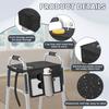 Folding Walker Tray with Cup Holder Multi Pocket Rollator Storage Bag Dinner plate for Elderly Present