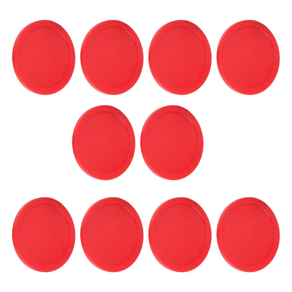 10pcs 64mm Ice Hockey Table Pucks Replacement Round Table Hockey Pucks for Practicing and Training