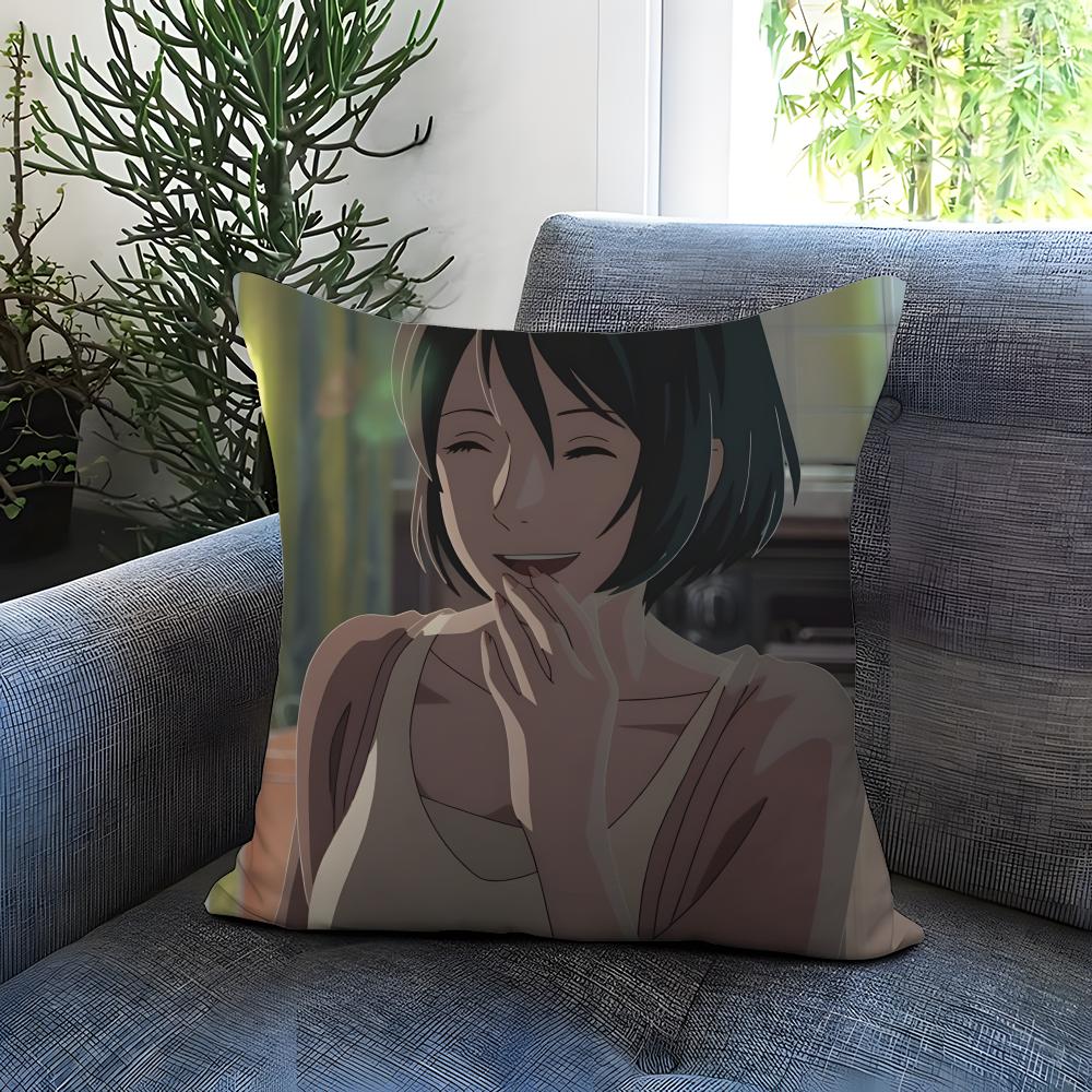 

Trendy Tthe Garden of Wordsful Cushion Cover Comfortable Reversible Pillow Cover Ideal for Car Sofa Bedroom Beyond 30X30cm