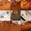 Vintage Crown Fringed Chain Fashion Brooch Dress Light Luxury High Sense Rhinestone Accessories Brooch