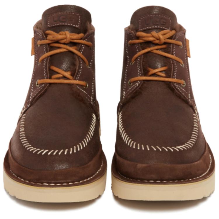 UGG Fashionable Warm Plush Short Boots Men boots Brown 1144016-BCDR