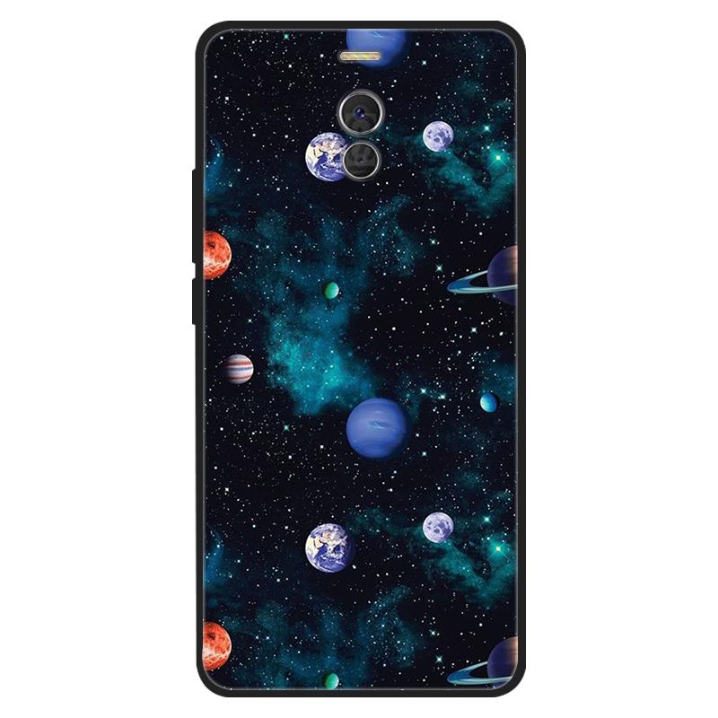 For Meizu M6 Note Case Silicone Cat Painted Soft Black Cover for Meizu M6Note M3 Note 8 Cover TPU Coque Protective Capa