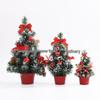 Festive Mini Artificial Christmas Tree Ornaments - 20CM Tabletop Family Gifts