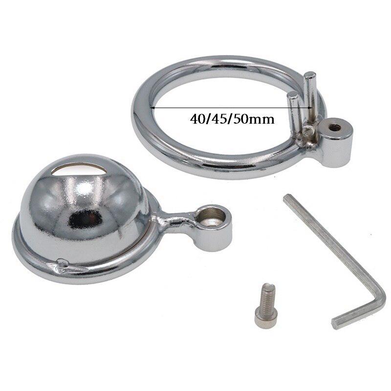 Stainless Steel Male Chastity LOCK Super Small Cock Cage