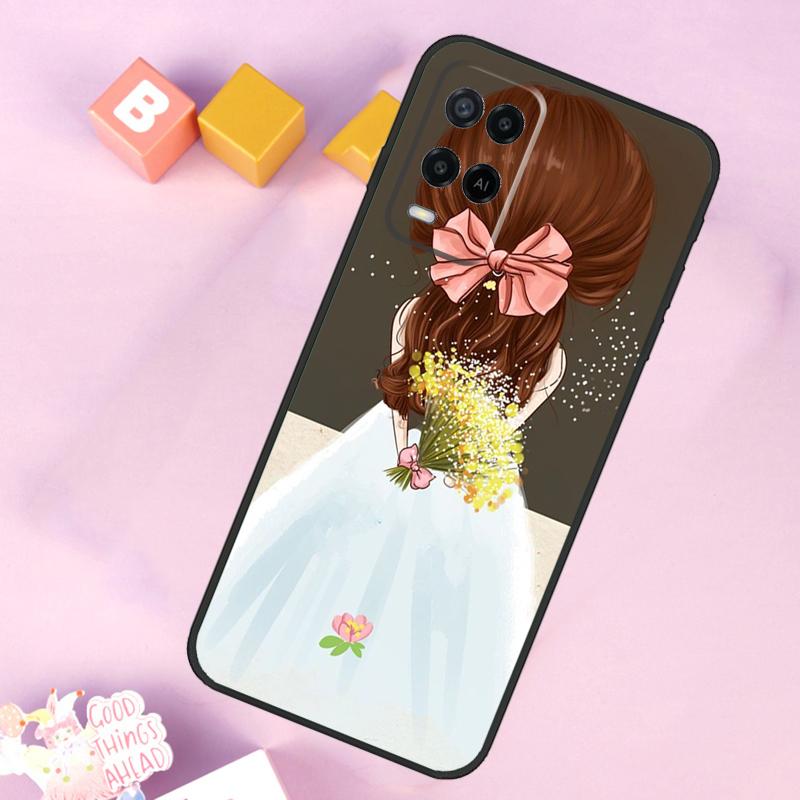 Wedding Bride Soon to Be Case For Oppo A98 A78 A18 A38 A58 A74 A94 A54 A15 A17 A57 A6 A5 Pro A16 A76 A96 A40 A60 A80