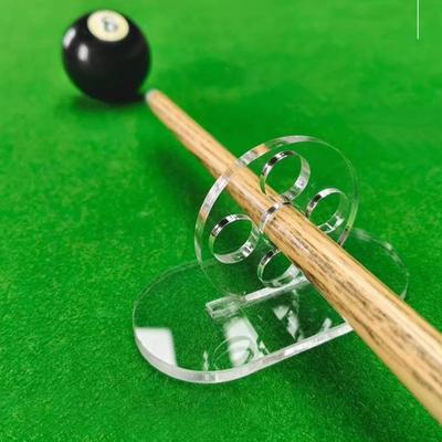 Billard Schlagtrainer Queue Einstellwerkzeug Zielübungen Klares Acryl Pool Training