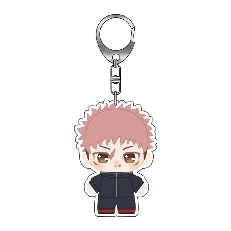 

Acrylic Key Ring for Jjk Yuji Itadori Megumi Fushiguro Yuta Okkotsu Q Version Diy Backpack Decoration Pendant Exquisite Gift 1psc