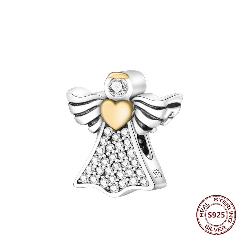 Copper Luminous Fireflyzircon Colorful Butterfly Sunflower Cat Dog Charms Beads Fit Diy Bracelets Jewelry Gift