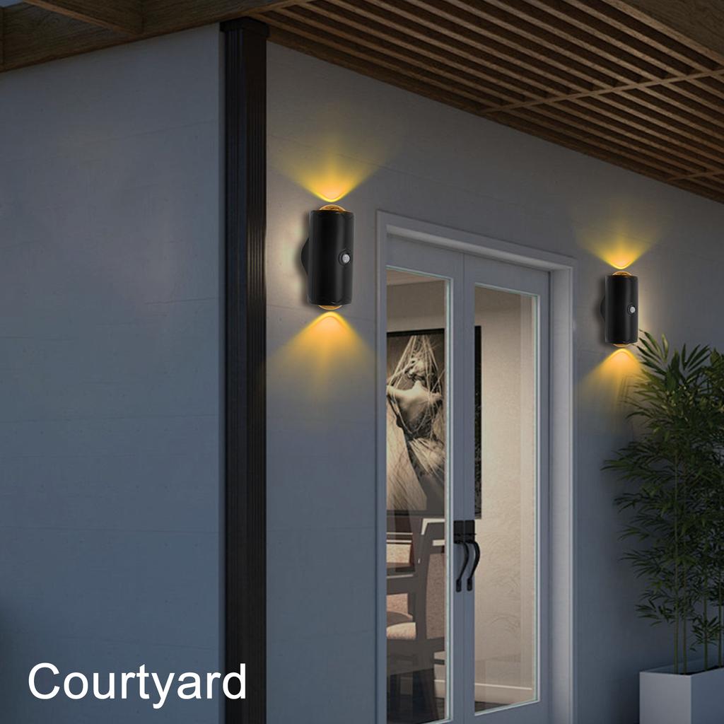 RGB Gradient LED Night Light with Motion Sensor Wall Lamp Rechargeable Ambient Light Dimmable For Indoor Magnetic Step Lamp 2025