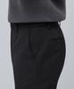 MUSINSA STANDARD Heavyweight Fleece-Lined Tapered Hidden Elastic Waist Length Slacks [Dark Gray]