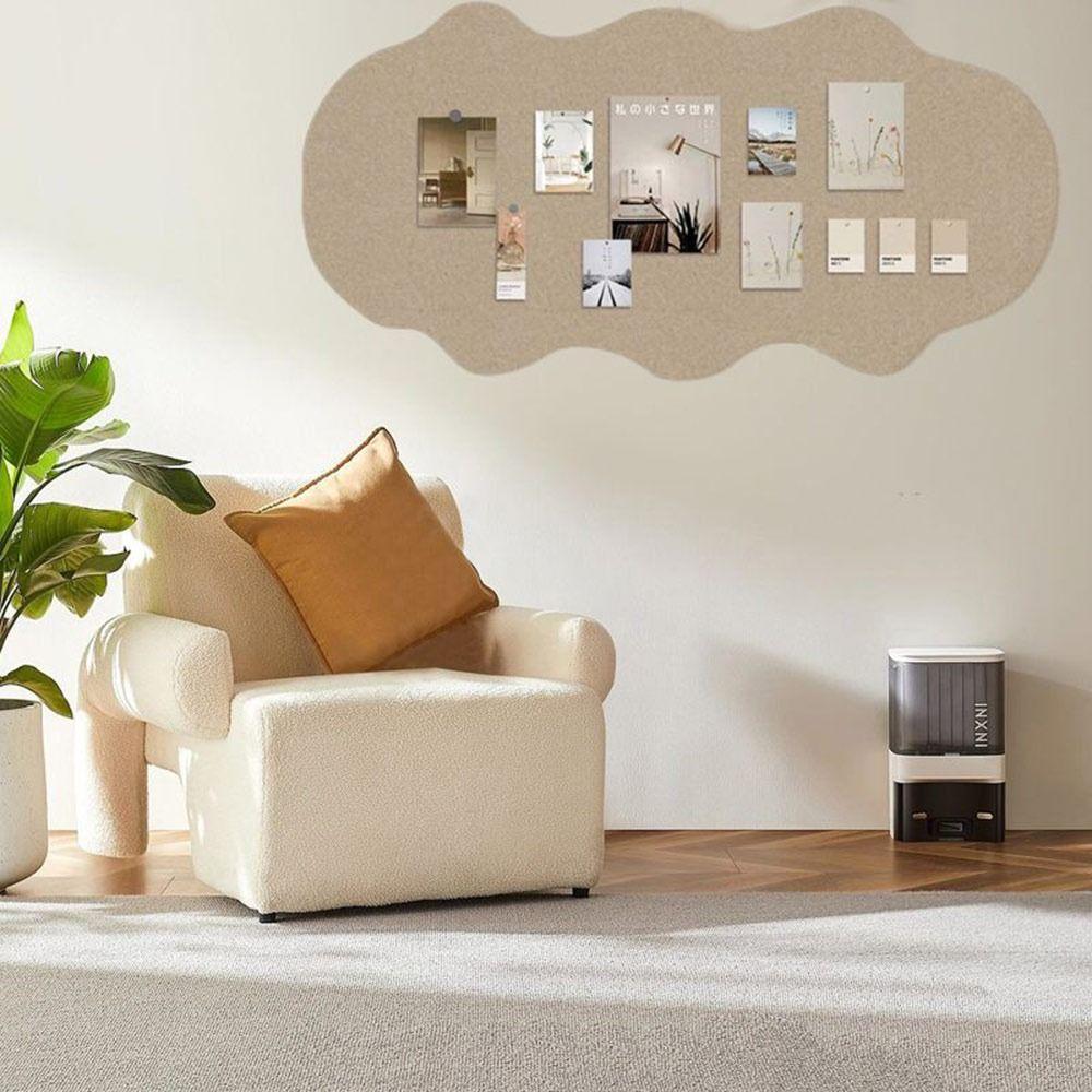 Self-adhesive Photo Wall Sticker Easy to install No-drill Felt Board Display Background Living Room Bedroom Desk Decoration