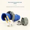 Waterproof 3-core 4-pin 5-hole Male-Female Aviation Plug Socket, Three-Phase Electrical Connector, 16A/32A, IP67.