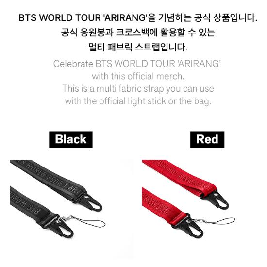 Pre-order BTS World Tour ARIRANG Official MD Multi Strap
