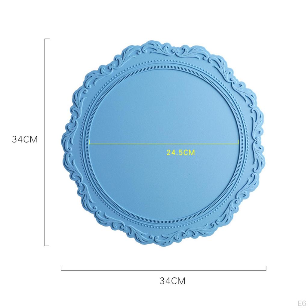 Elegant Table Placemats for Dining Room Decor - Set of 4