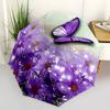 1pc Butterfly Flowers Folding Umbrella | Elegant Design, Fashionable Accessory, Durable Construction, Sturdy Ribs Yy251107015