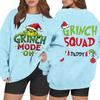 Women's Casual Fashion Long Sleeve Christmas Printed Round Neck Sweatshirt Top