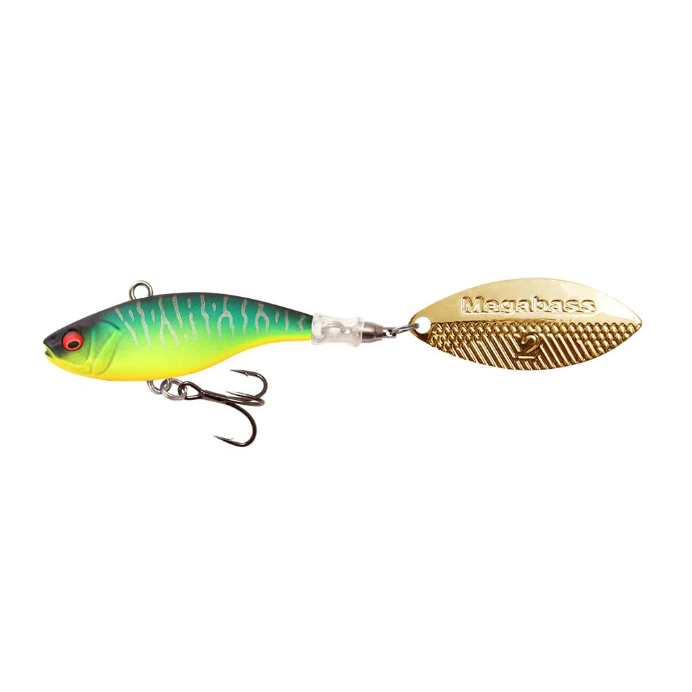 Megabass X-BLAZAR 7g Matte Tiger 7g: 39mm / 14g: 56mm / 21g: 64mm
