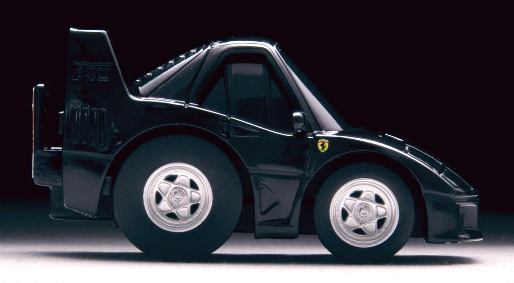 ChoroQ zero Ferrari F40 black finished product Z-66b
