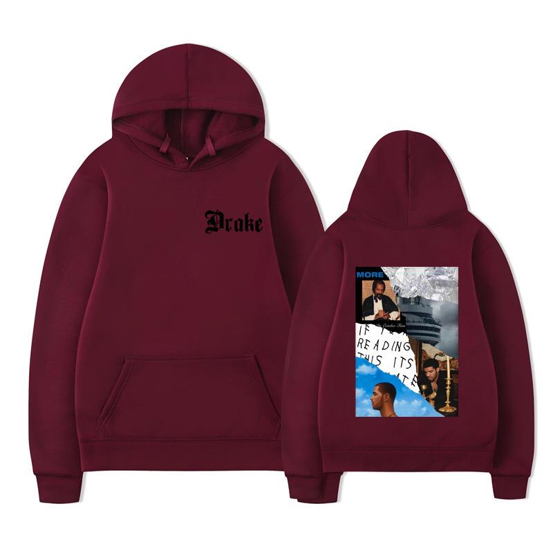 

Rapper Drake Music Album Cover Graphic Hoodies Men Long Sleeve Sweatshirts Women Streetwear Pullovers Sudaderas 3XL