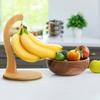 Keep Bananas Fresh Wooden Banana Rack Space Saving Hanging Kitchen Holder  Living Room