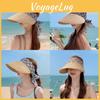 Summer Straw Hat With Large Brim And Flowy Ribbon For Casual Wear