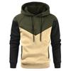 Mens Hooded Sweatshirt Long Sleeve Loose Fit Cotton Blend Pullover Winter Gym Workout Casual Wear