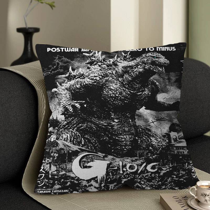 G-Godzillas Anime Pillow Gifts Home Office Furnishings Bedroom Sofa Car Cushion Cover Case 45x45cm