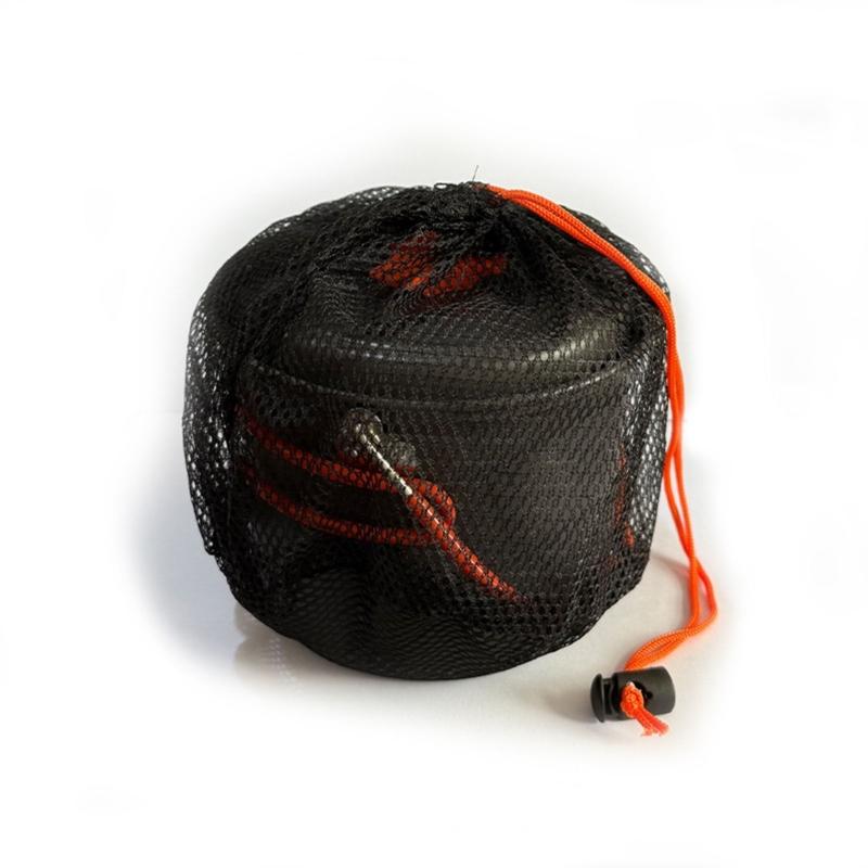 1.4L Aluminum Alloy Camping Pot with Heat Resistant Handle Cooking Pot Suitable for Outdoor Cooking Activity Use