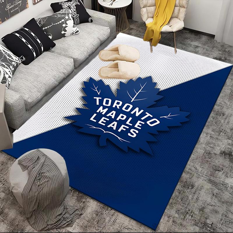 Toronto Leafs Logo Area Rug Suitable for Indoor And Outdoor,Carpets for Kitchens, Homes, Offices, Living Rooms,Home Decor,Christmas Gift