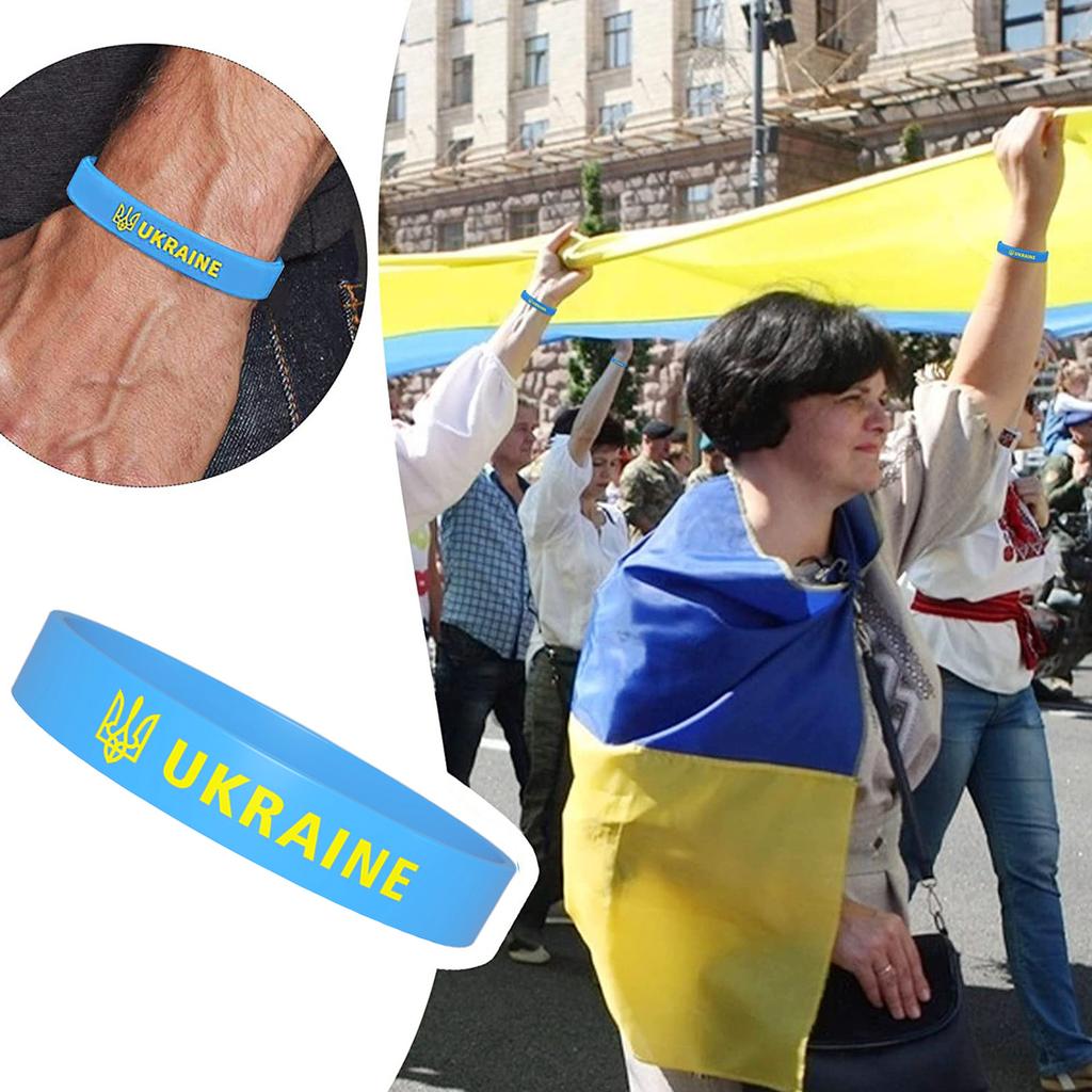 Flag Silicone Bracelet High-quality Elastic and Non-deformable Couple Wristband