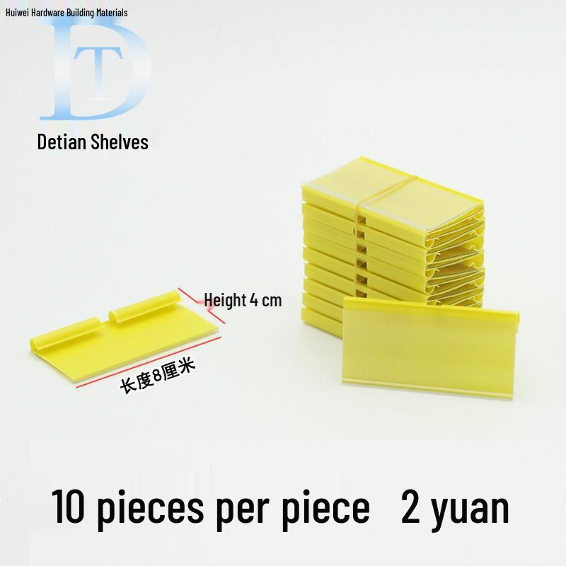 Double Line Pegboard Shelf Triangle Hook for Price Tags