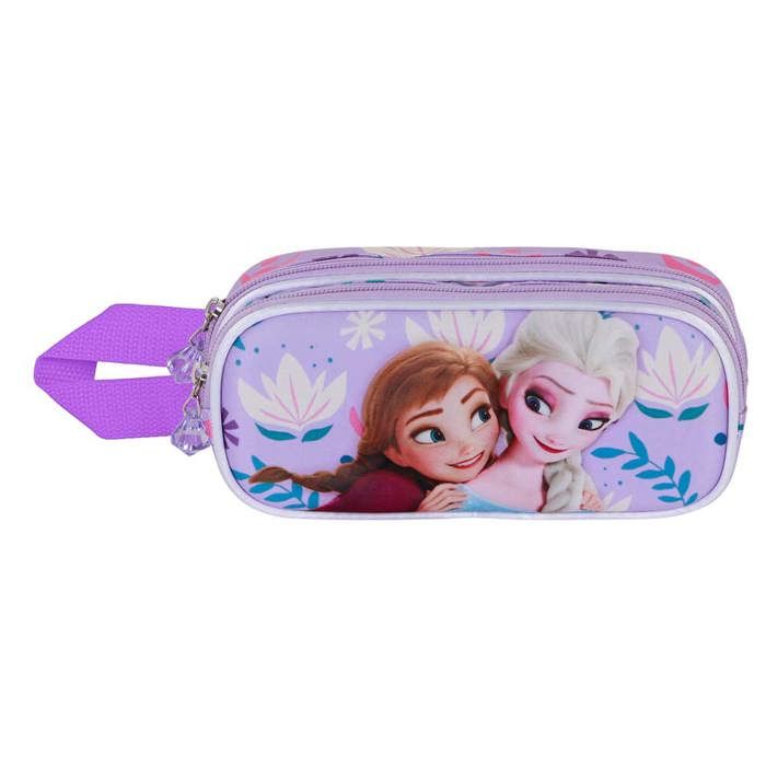 Trousse Double 3D - Disney La Reine des Neiges 2 (Frozen) Beauty - Lilas - Taille Unique