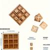 Classic Wooden Game Set - Perfect for Family Game Nights and Home Decorations | Suitable for Coffee Tables, Living Rooms and Study Desks