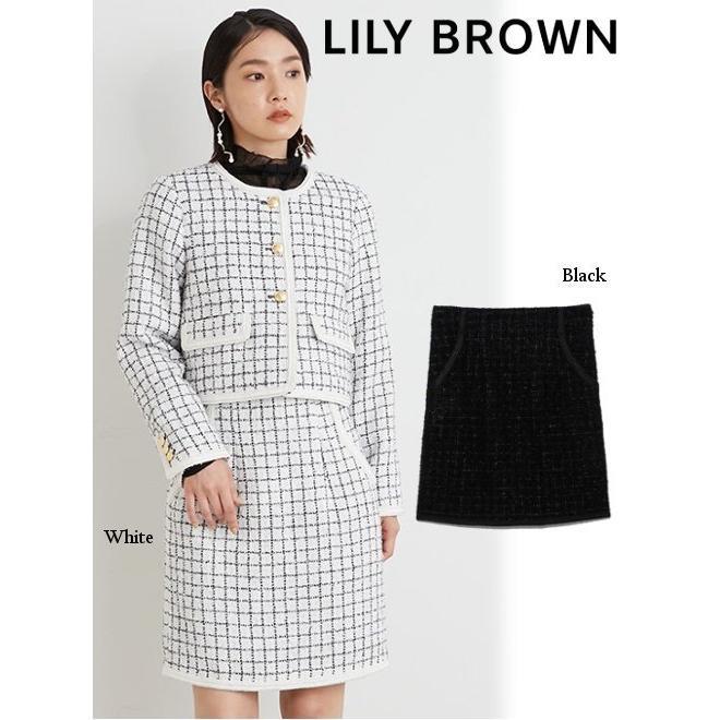 Lily Brown 22 Fall/Winter Braid Trim Tweed Mini Skirt 22 Fall/Winter LWFS224140 Women s Winter Sale 60% OFF
