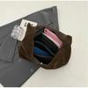 Autumn And Winter Vintage Women'S Bag Large Capacity Suede Shoulder Bag Solid Color Simple Versatile Bucket Bag Quality