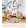 Handun Hand-Painted Bunny Birthday Decor Set