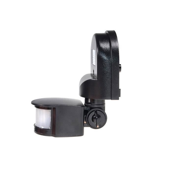 Detecteur De Mouvement Capteur Crépusculaire Mural 180 ° 1200W