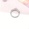 Gold Plated Stainless Steel Nose Ring Synthetic Zircon Septum Piercing Jewelry For Everyday Wear Gift