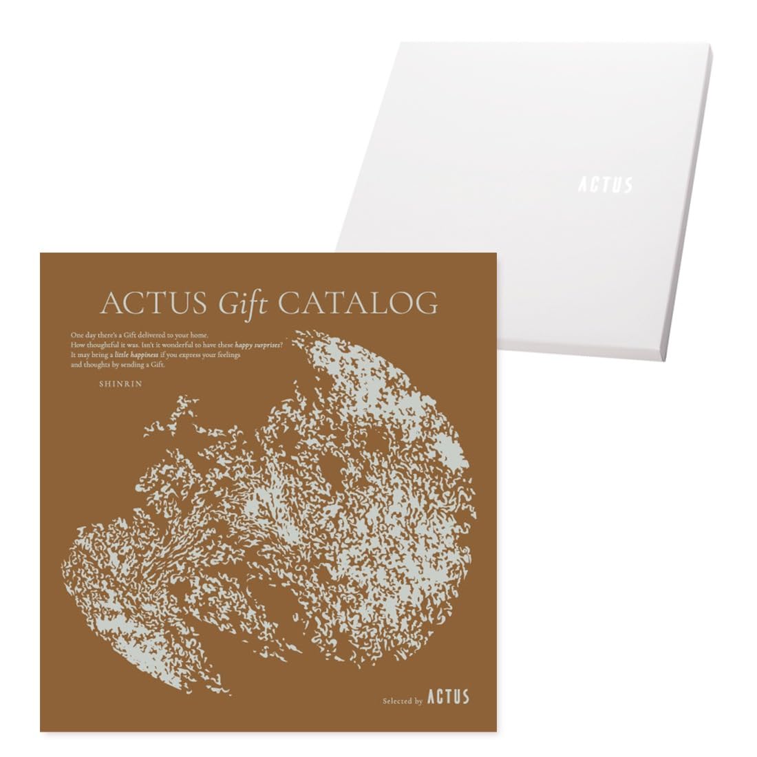 

ACTUS Gift Catalog SHINRIN (Forest) Course (Pre-wrapped/Nokia Brown) | Mid-year gift, baby gift, wedding gift