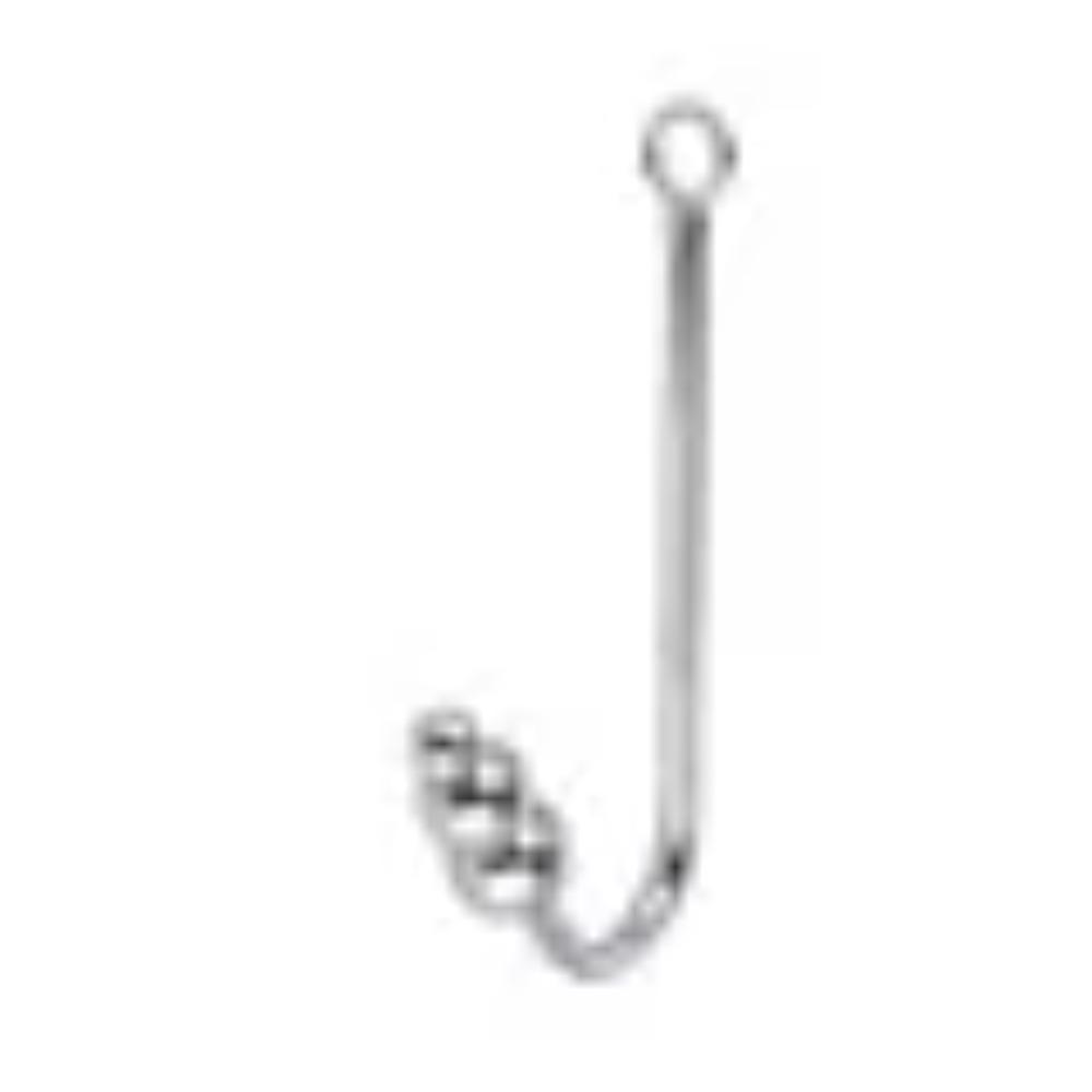 Stainless Steel Anal Hook With Anal Beads Hole Anal Hook Metal Butt Plug Anal Sex Toys Adult Product No Vibrator For Men Gay