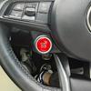 Rød Motor Start Stopp Bryter Knapp Deksel For Alfa Romeo Giulia Stelvio 2017-2022