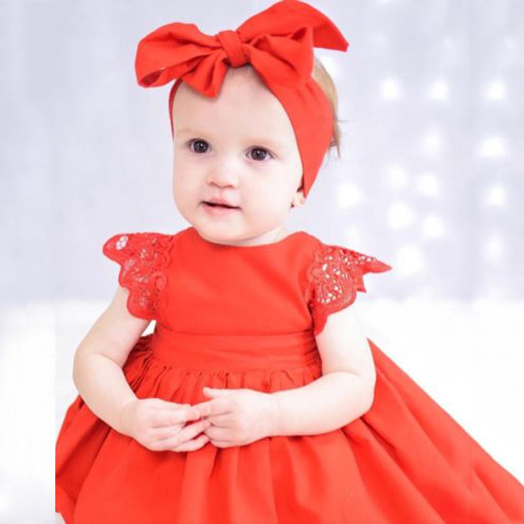 2019 Newest Kid Clothes Baby Dress Liusdh,Newborn Infant Baby Kids Girls Ruffle Lace Romper Party Wedding Dress Princess Headband Set Red,90 2019 Newest Kid Clothes Baby Dress Liusdh,Newborn Infant Baby Kids Girls Ruffle Lace Romper Party Wedding Dress Princess Headband Set Red,90