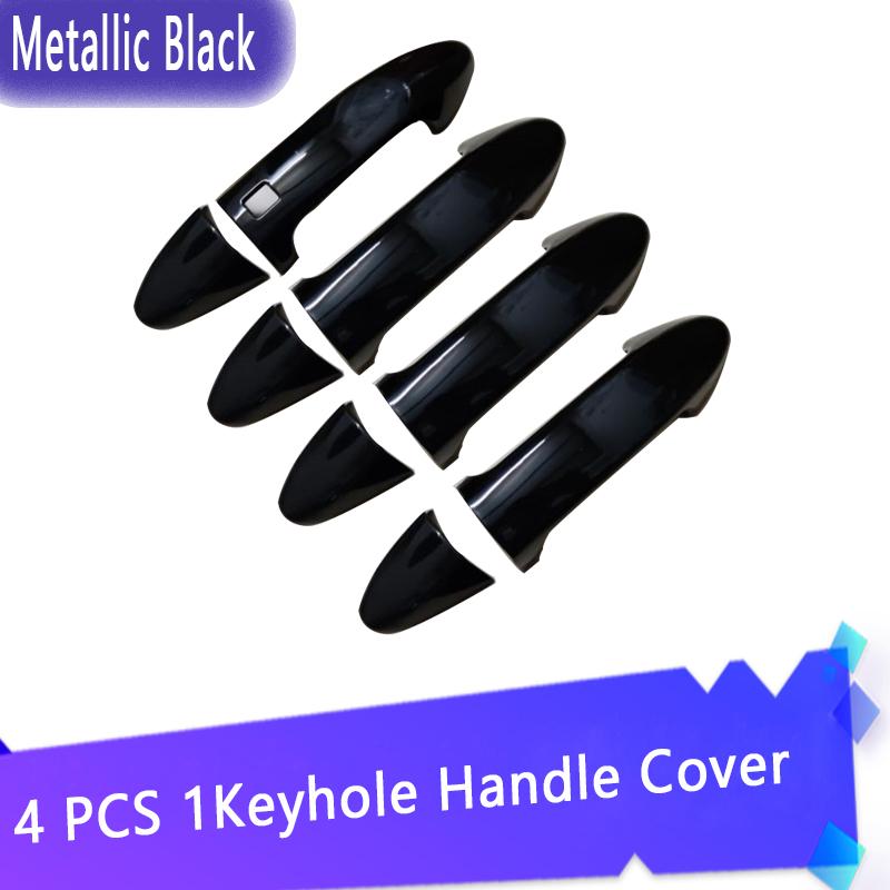 For Ford EcoSport BK MK2 2006~2016 Chrome Car Door Handle Cover Trim 4pcs Chromium Styling Decoration Exterior Parts